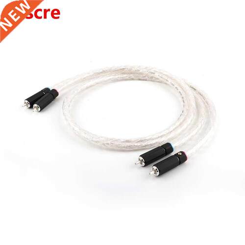 Hifi Audio RCA Plug Audio Cable Liton Silver Plated Dual Fil