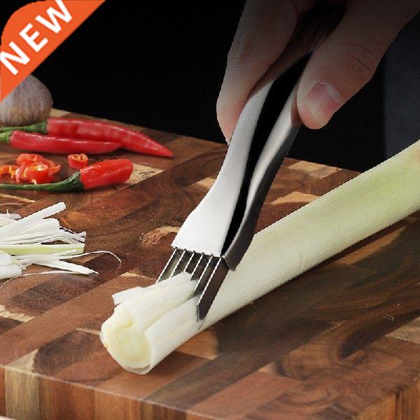 430 Stainless Steel Scallion Cutter Onion Knife Kichen