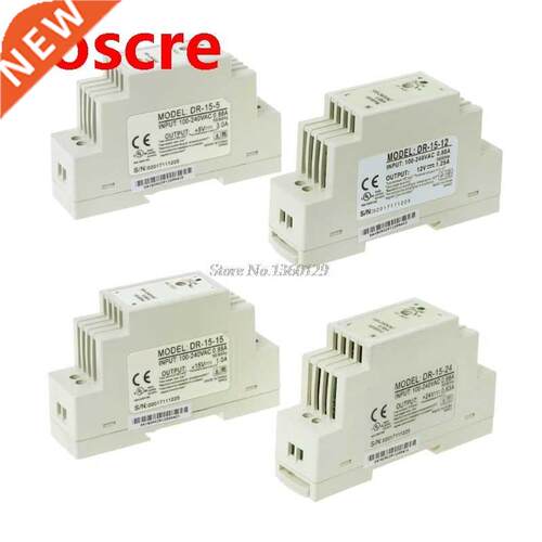 DR-15W Industrial DIN Rail Switching Power Supply 5V 12V 15V