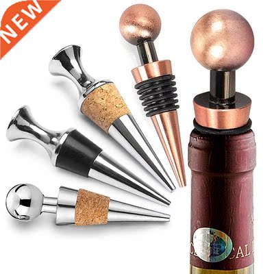 4 Pcs Stainless Steel Wine Stopper Vacuum Sealed Bottle