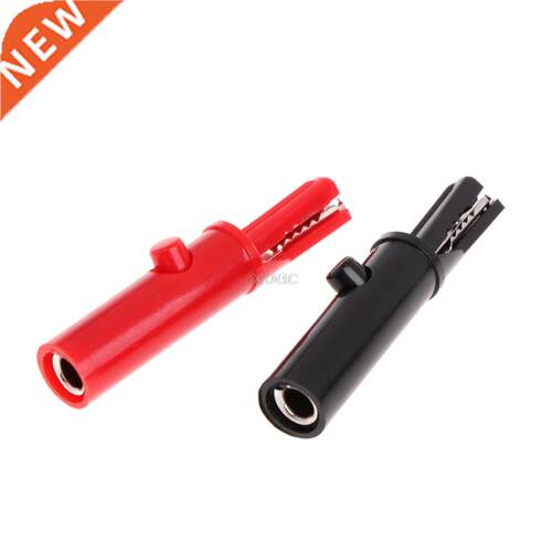 2Pcs/Set Push Button Type Full Protective Alligator Clips Fo