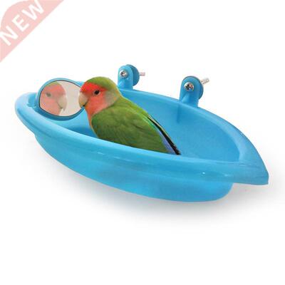 Parrot Bathtub With Mirror Bird Cage Accessories Mirror