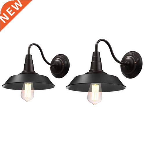 Retro Industrial Wall Mount Lamp Outdoor Barn Garage Vintage