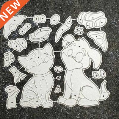 Cat and Dog Embossing  Stencil Carbon Steel Mould, Album