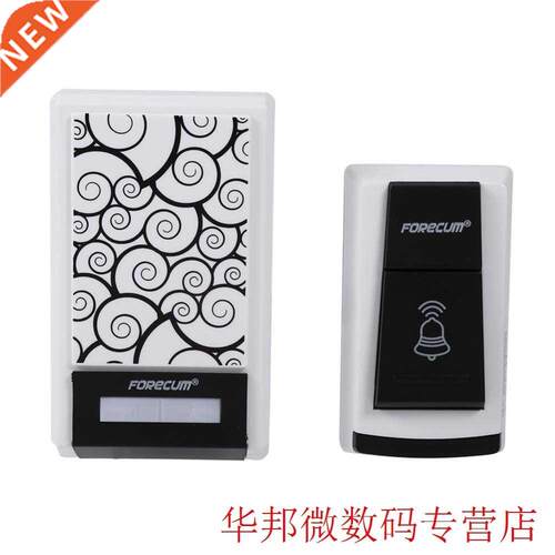FORECUM Wireless Doorbell Unique Pattern Design Door Bell Ne