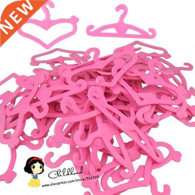 Factory offer 10pcs/ quality pink color plastic heart shape