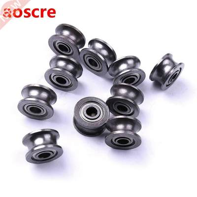 10Pcs 624UU HCS U Groove Sealed Guide Pulley Rail Ball Bear