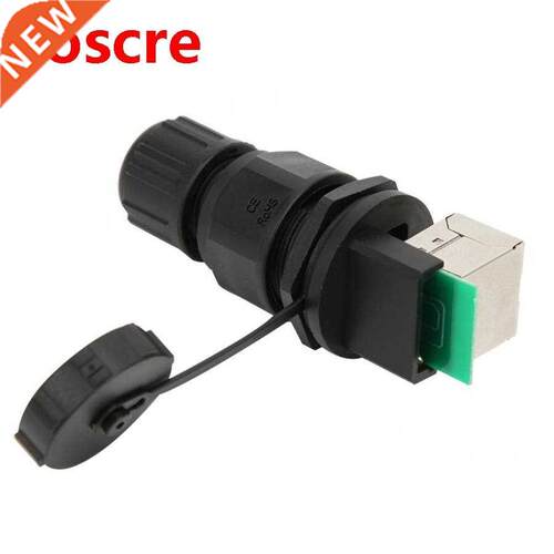 RJ45 Connector 8 Pins Network Bridge Waterproof Connector