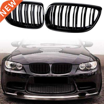 2Pcs Front Bumper Kidney Twin Fins Sport Grill Grille for BM