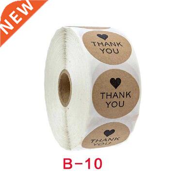 Thnks You Printing Wll Sticker Customers Round Rolls Of