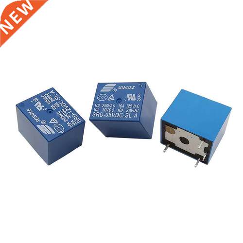 1Pcs 4Pin Relays SRD-05VDC-SL-A SRD-12VDC-SL-A SRD-24VDC-SL-