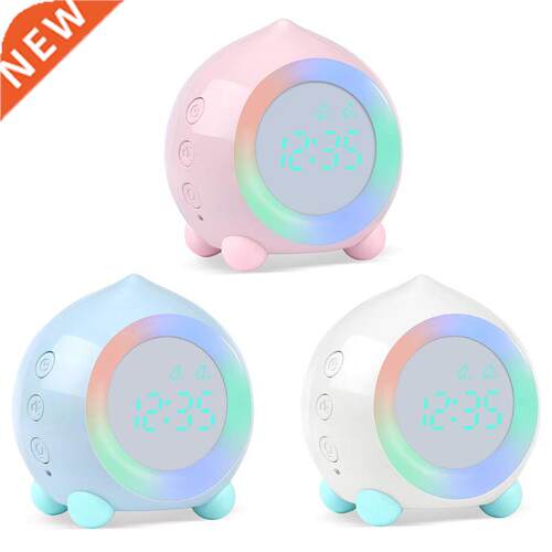 Children Digital Alarm Clock Sunrise Simulator with LED Nigh