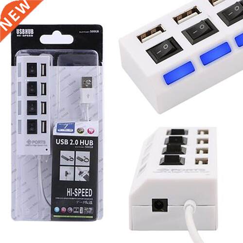 USB .0 HUB 2.0 HUB Multi USB Splitter 4 Ports USB2.0 Hab