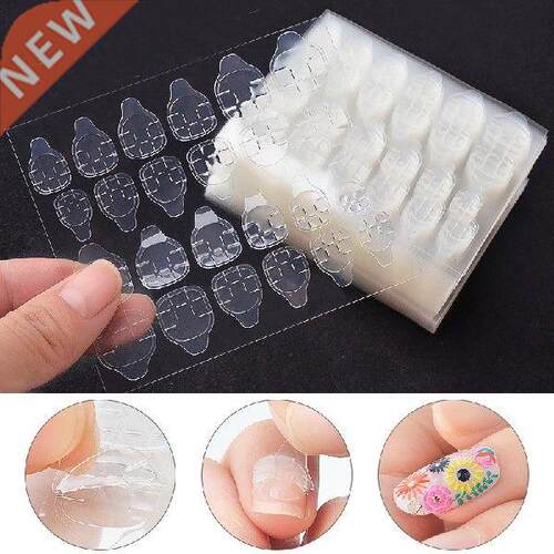 24pcs Double Sided False Nail Art hesive Tape Glue