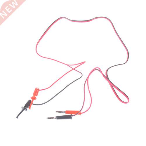 4mm Lantern Plug to Test Hook Clip Probe Test Leads 1M Wire