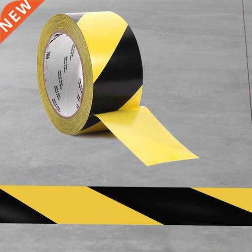 33mx50mm Warning Tape Yellow Marking Floors Social Distancin