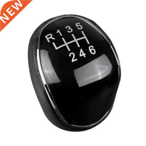 Top!-6 Speed Car PU Leather Gear Shift Knob Shift Lever for