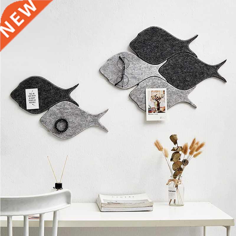 Cute Fish Shape Felt Letter Note Board Message Board Home