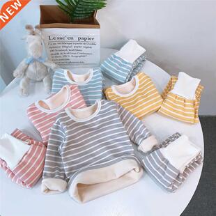 2022 Winter Baby Boys Plush Pajamas For Girls Christmas Slee