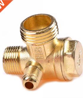 1PCS Thread 90 Degree 3 Port Brass Central Pneumatic Valves