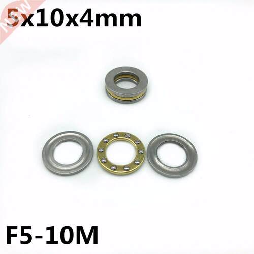 50Pcs F5-10M 5x10x4 mm Axial Ball Thrust Bearing plane thrus