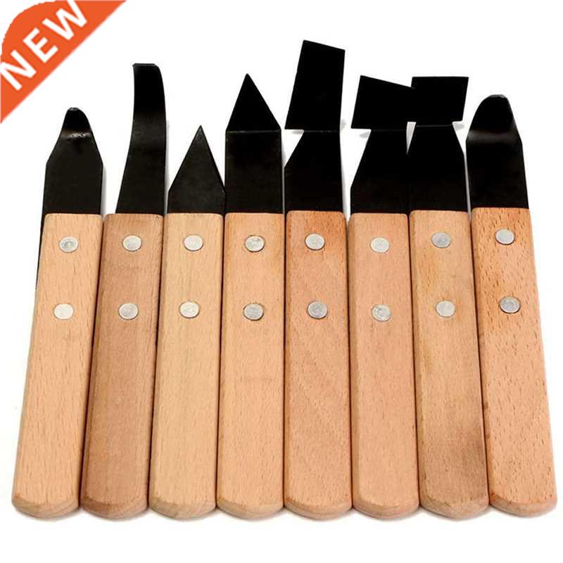 8 in 1 Wooden Handle Pottery Wheel Ceramic Tools Pottery Cra