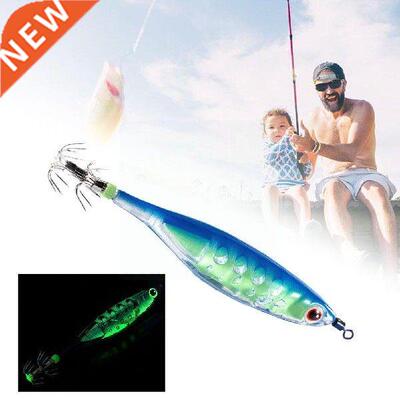 1pcs Floating Squid Jig Artificial Shrimp Fishing Lure Hook