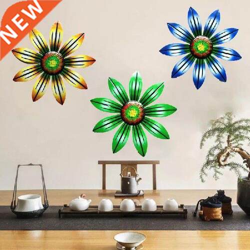 Hot Metal Flower Wall Art Sculpture Outdoor Hanging