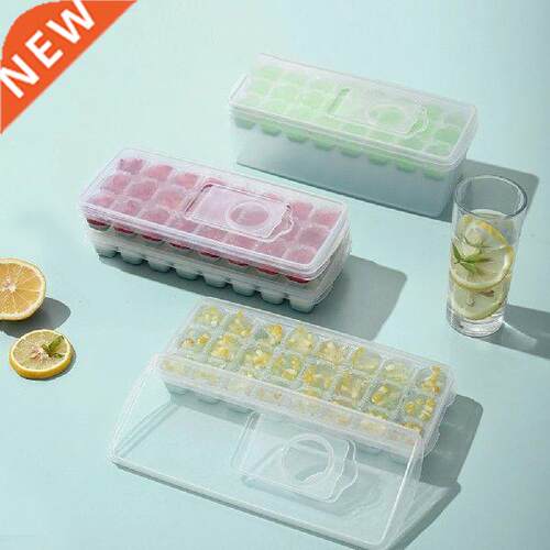 1pc Ice Cube Tray Flip Cover Ice Cube Maker Molds for