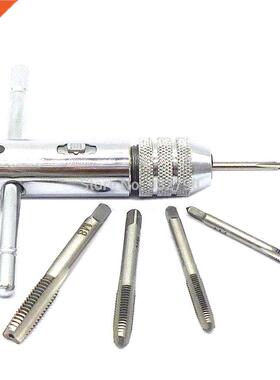 5pcs 3-8mm Hand Screw Tap Thread Plug Taps Straight Flute Me