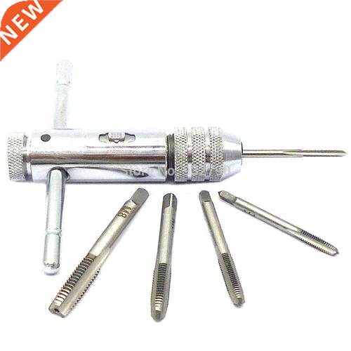 5pcs 3-8mm Hand Screw Tap Thread Plug Taps Straight Flute Me