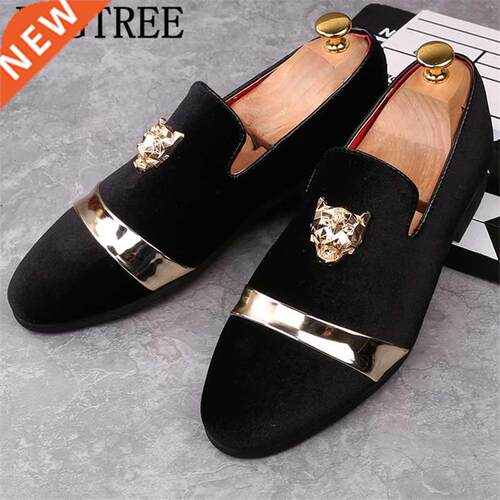 Party Shoes Men Elegant Coiffeur Designer Loafers Italian F
