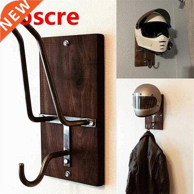 New Wall-Mounted Motorcycle Helmet Rack Coat Hook Helmet S