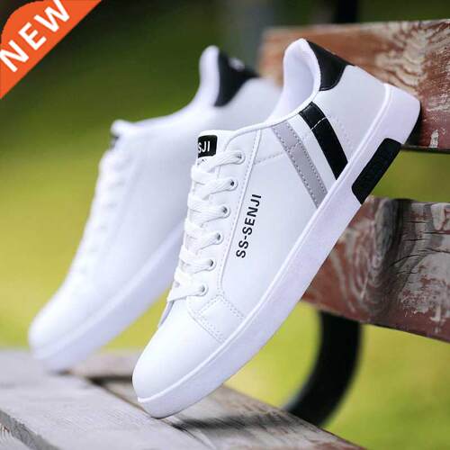 Hot PU Leather Spring Summer Sneakers Man Running Shoes for