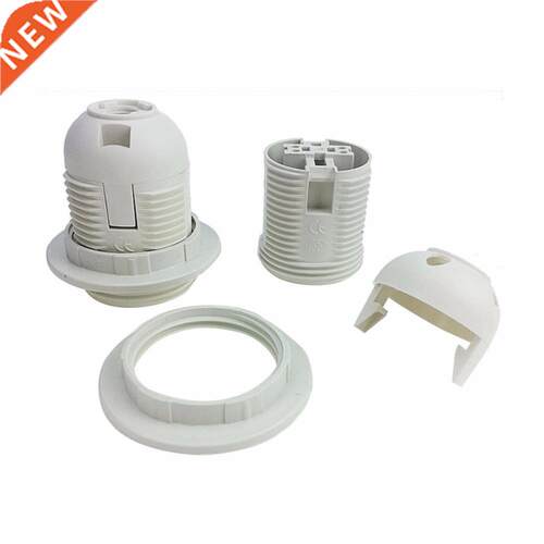 Wit 250 V 4A E27 Hanger Socket Lampenkap Ring voor E27 Gloei