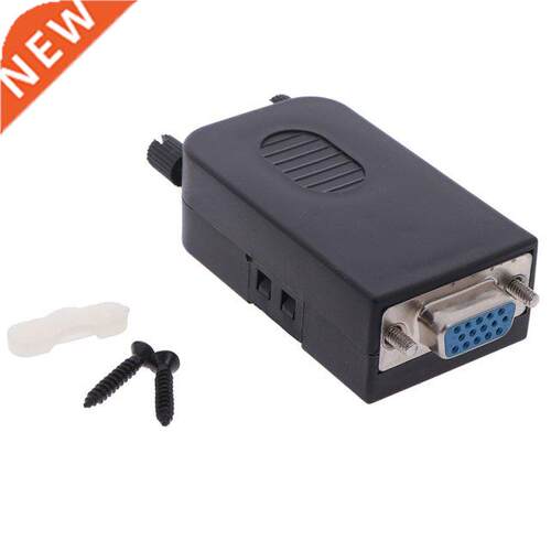 New 1PC D-SUB DB15 VGA Female / Male  Rows 15 Pin Plug Brea
