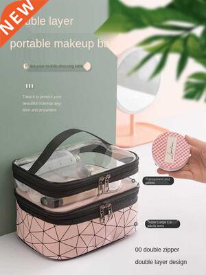 Cosmetic Bag Women	s Portable Travel Large Capacity