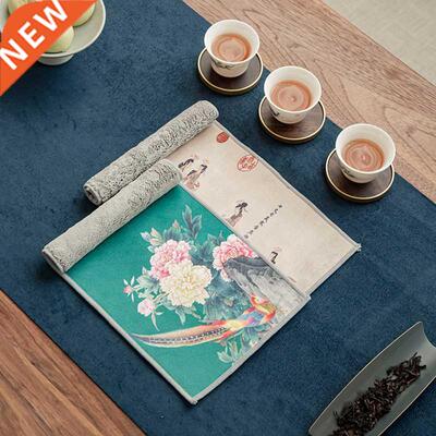 Painted Tea Towel Absorbent Rag Thickened Table Cleaning Hig