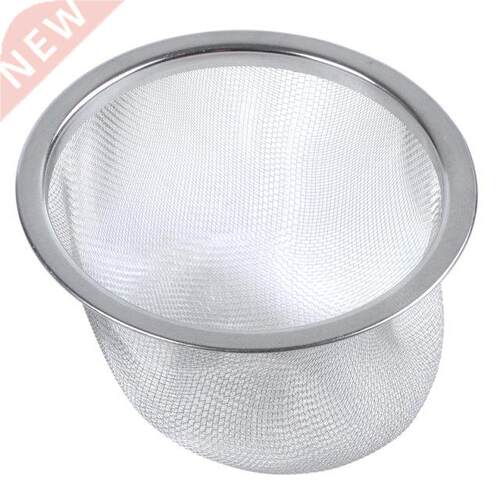 Teapot Diameter 80Mm Metal Mesh Tea Leaf Spices Strainer Bas