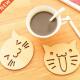 Cute Animal Wooden 1Pcs Coasters Creative Mug Desktop Korea