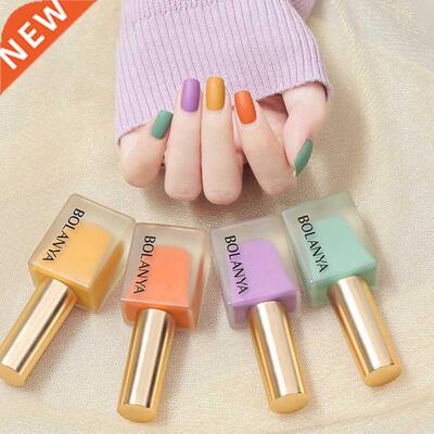 BOLANYA 15ml Nal Polsh Candy Frosted Nal Gel Polsh