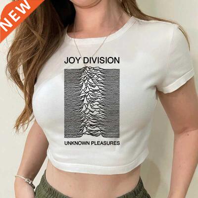 Vintage Joy Division Unknown Pleasures Music Band Women Crop