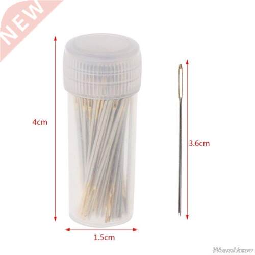 100 PCS Tail Embroidery Fabric Cross Stitch Needles Craft To