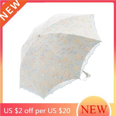 Women Accessories Decoration Kawaii Sun Umbrella Windproof