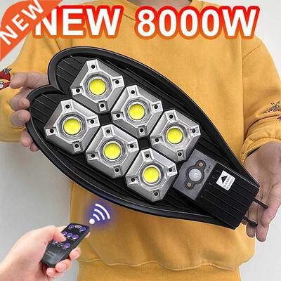 Newest 8000W Solar Led Light Outdoor 300COB Garden Light Wat