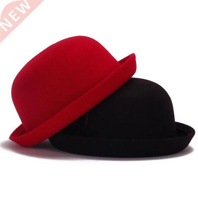 High quality little girl little boy fedora hat bowler hat ch
