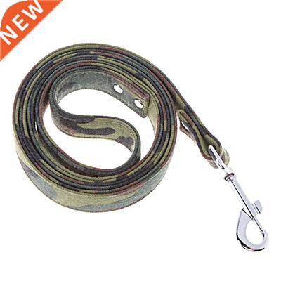 Dog Leash Pet Lead Leashes Camouflage Tracton Rope Soft Col