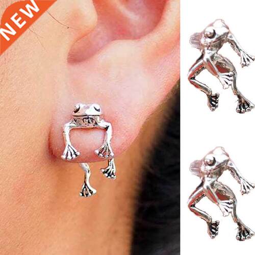 Cute Frog Earrings 2021 nd Funny Animal Earrings for Women G