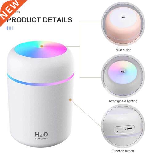 Portable 00ml Electric Air Humidifier Aroma Oil Diffuser US