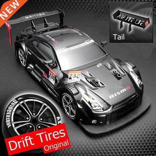 6 58km/h RC Drift Racing Car 4WD 2.4G High Speed GTR Remote